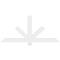 Ekena Millwork Kennewick Architectural Grade PVC Gable Bracket, 60"W x 27 1/2"H x 2"D x 4"F, 11/12 Pitch GBP060X28X0204KEN00 - alternate 5